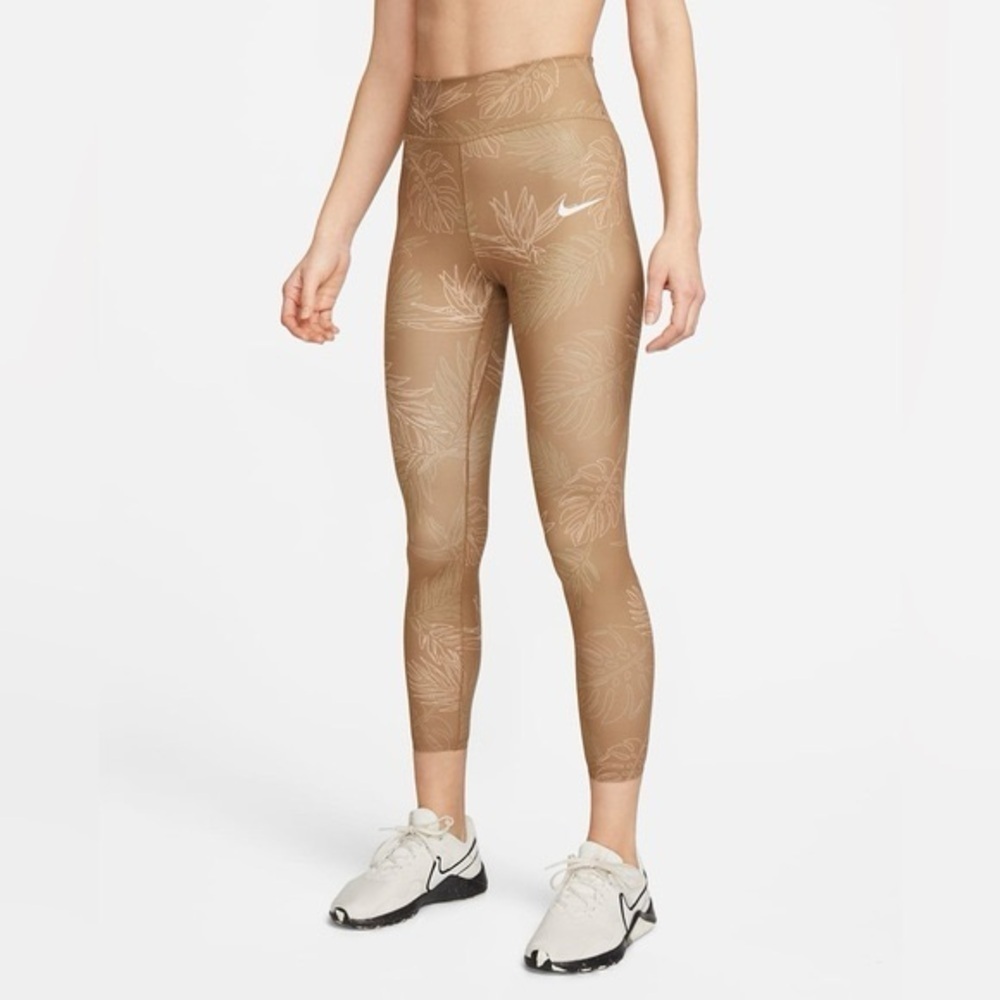 NWT Nike One Luxe Mid-Rise Tight Fit 7/8 Length Athletic Leggings Sz 2X